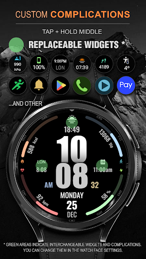 WFP 317 Digital watch face Screen 3