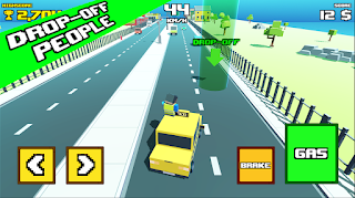 Crazy Road: Taxi Madness - Screenshot 3