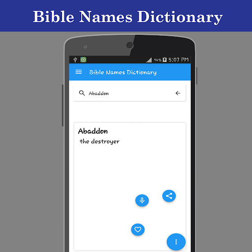 Bible Names Dictionary Screenshot 3 - AppWisp.com