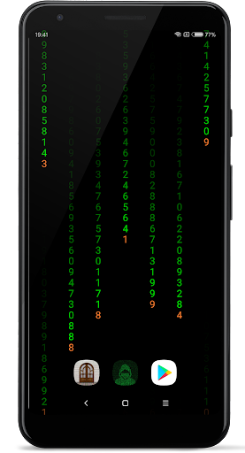 Matrix Live Wallpaper Screen 3