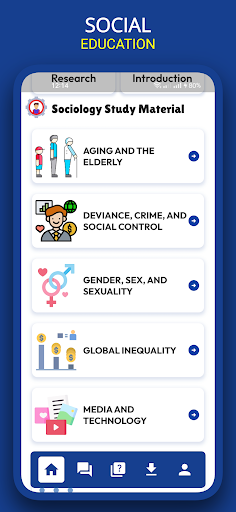 Screenshot of Learn Sociology: Social Master