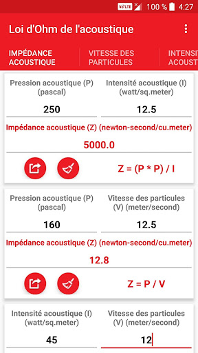 Aperçu de l'application