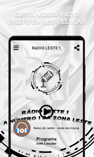 Android application Rádio Leste 1 screenshort