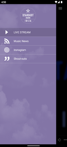 Android application Ibiza Stardust Radio screenshort