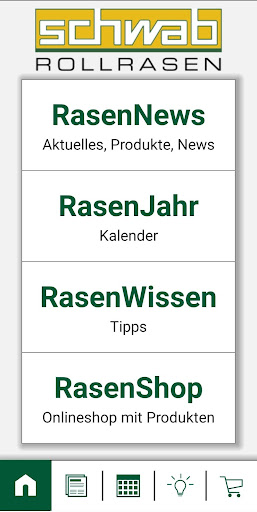 Android application Schwab Rasenpflege App screenshort