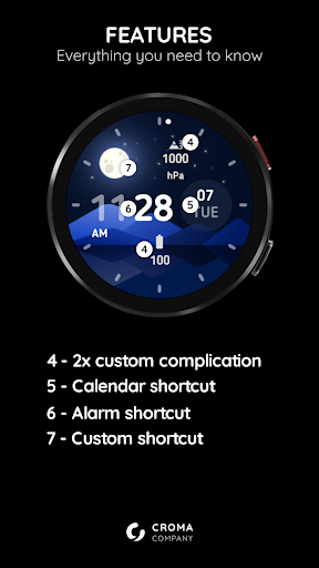 Stargazing Digital Watch Face Screen 3