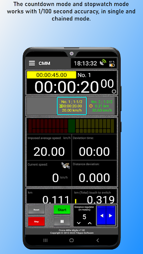 Android application CRONO-MILLE-MIGLIA screenshort