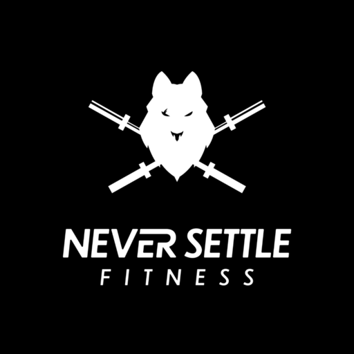 Never Settle Fit logo