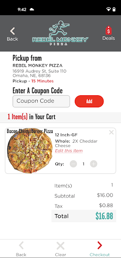 Rebel Monkey Pizza Screenshot