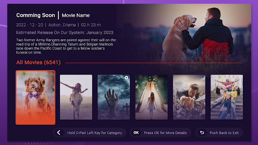 Purple Launcher - IPTV Player Screen 3