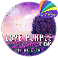 EXperiaz Theme - Love Purple