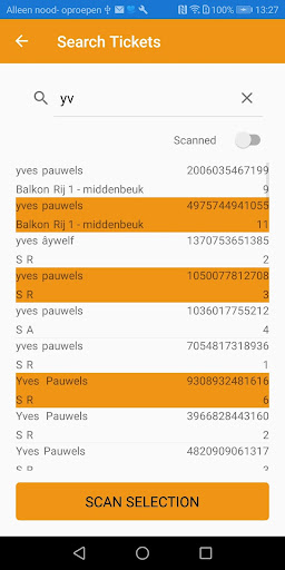 TicketGang Scanner Easy Screen 3