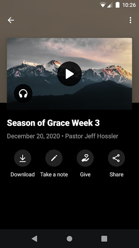 Orchards Community Church Screen 3