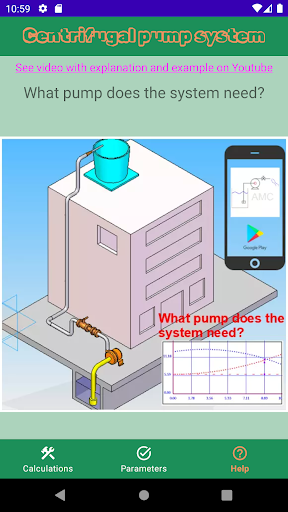 Android application Centrifugal Pump System screenshort