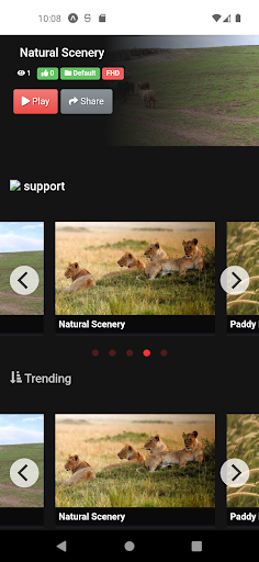 Android application SmartFlix screenshort