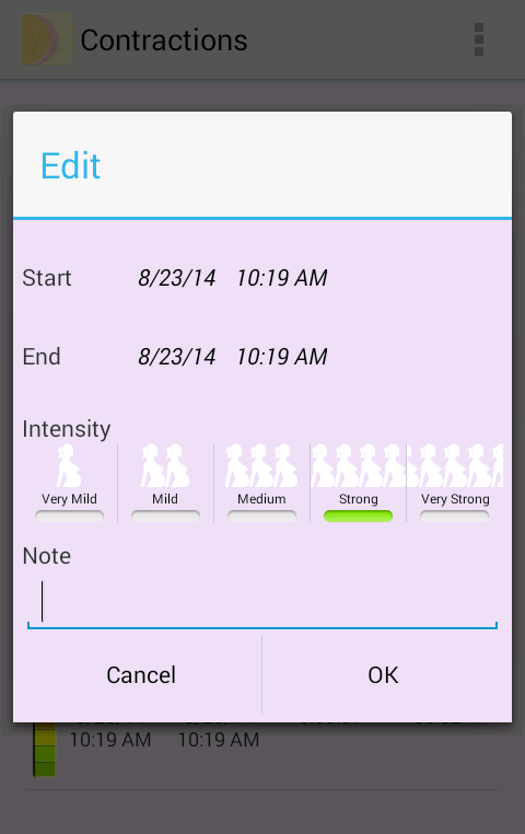 My Contractions Tracker MOD APK 05