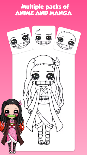 Android application How to draw anime step by step screenshort
