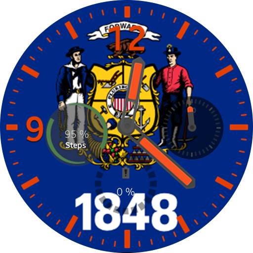 Wisconsin Flag Watchface logo
