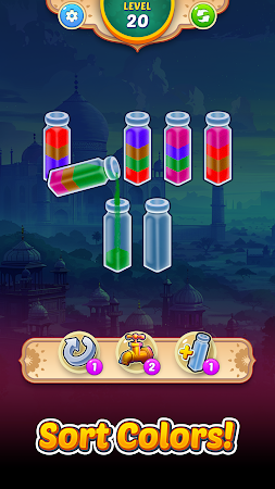 Game screenshot Sort Spices: 色合わせそしてソートパズルゲーム mod apk