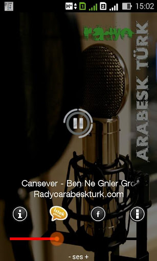 Android application Radyo Arabesk Türk screenshort