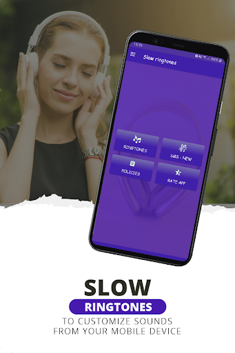 Android application Slow ringtones, slow sounds screenshort