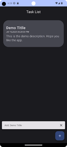 Task Manager Screen 2