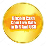 Bitcoin Cash (BCH) Coin Live Rate in INR And USD icon