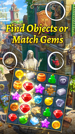 The Hidden Treasures: Find Hidden Objects・Match 3  screenshots 3