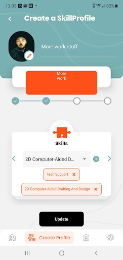 SkillProfile Screen 2
