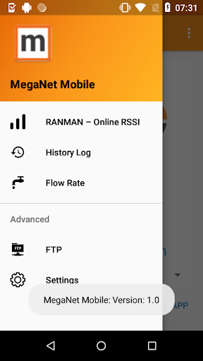 Meganet Mobile Screen 3