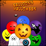 Balloons Halloween kids icon