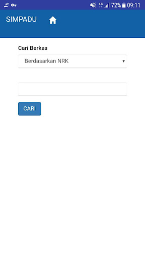 Android application SIMPADU screenshort