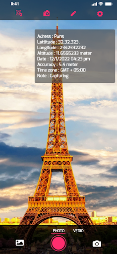 NoteCam - GPS memo camera Screen 2