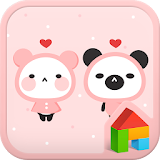 Pink Love Dodol launcher theme icon