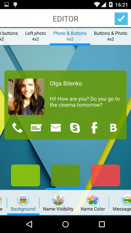 HD Contact Widgets+ - 5.2.1 - (Android)