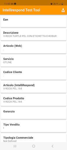 IntelliRespond Test Tool Screen 3