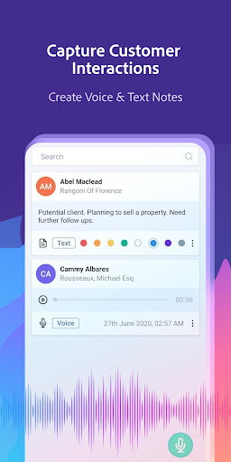 Screenshot of Pocket CRM - Customers & Leads