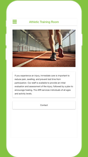 Android application The Athletic Training Room screenshort