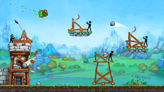 The Catapult — King of Mining Epic Stickman Castle 4
