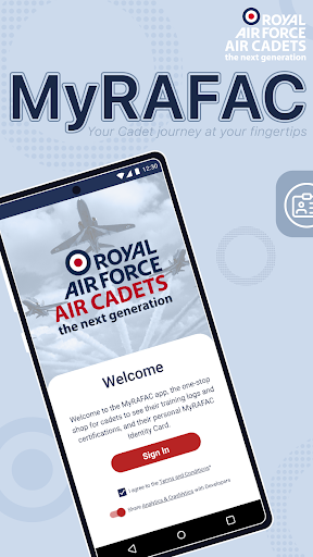Android application MyRAFAC screenshort