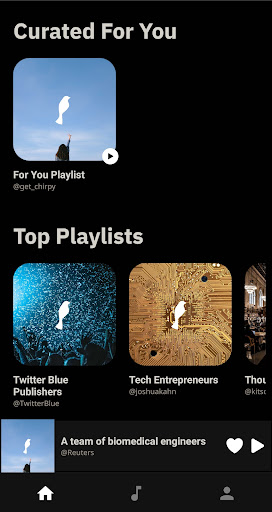 Chirpy Player Screen 3