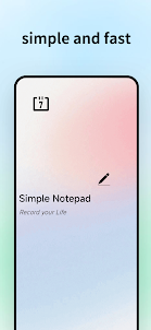 simple notepad