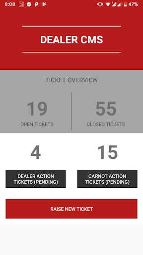 Android application Carnot Dealer App screenshort