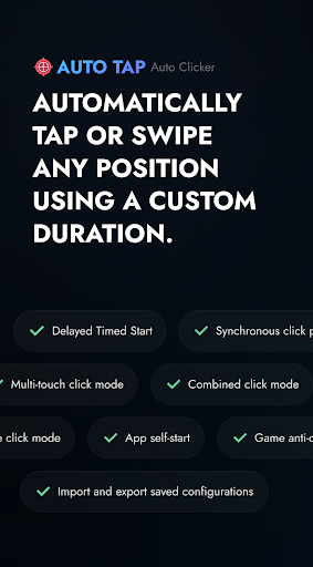 Android application Auto Tap - Auto Clicker Weely screenshort