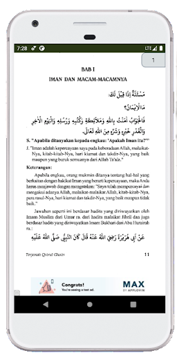 Qothrul Ghois Terjemah Screen 2