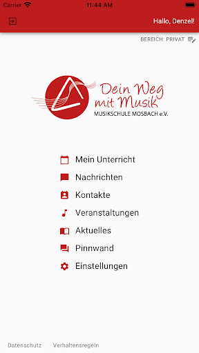 Musikschule Mosbach Screen 3