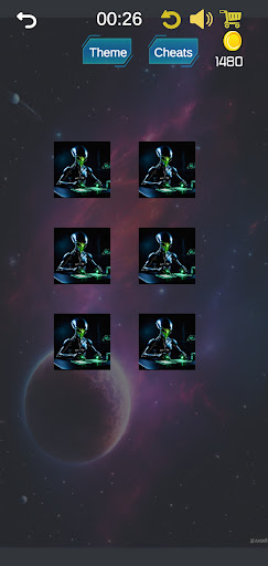 Galactic Memory Game Screen 3