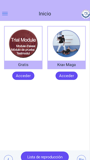Vista previa de la aplicación