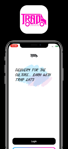 Android application Trap Eats - Delivery screenshort