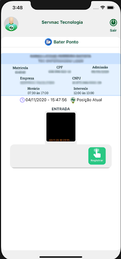Servnac Ponto Eletrônico Screen 2